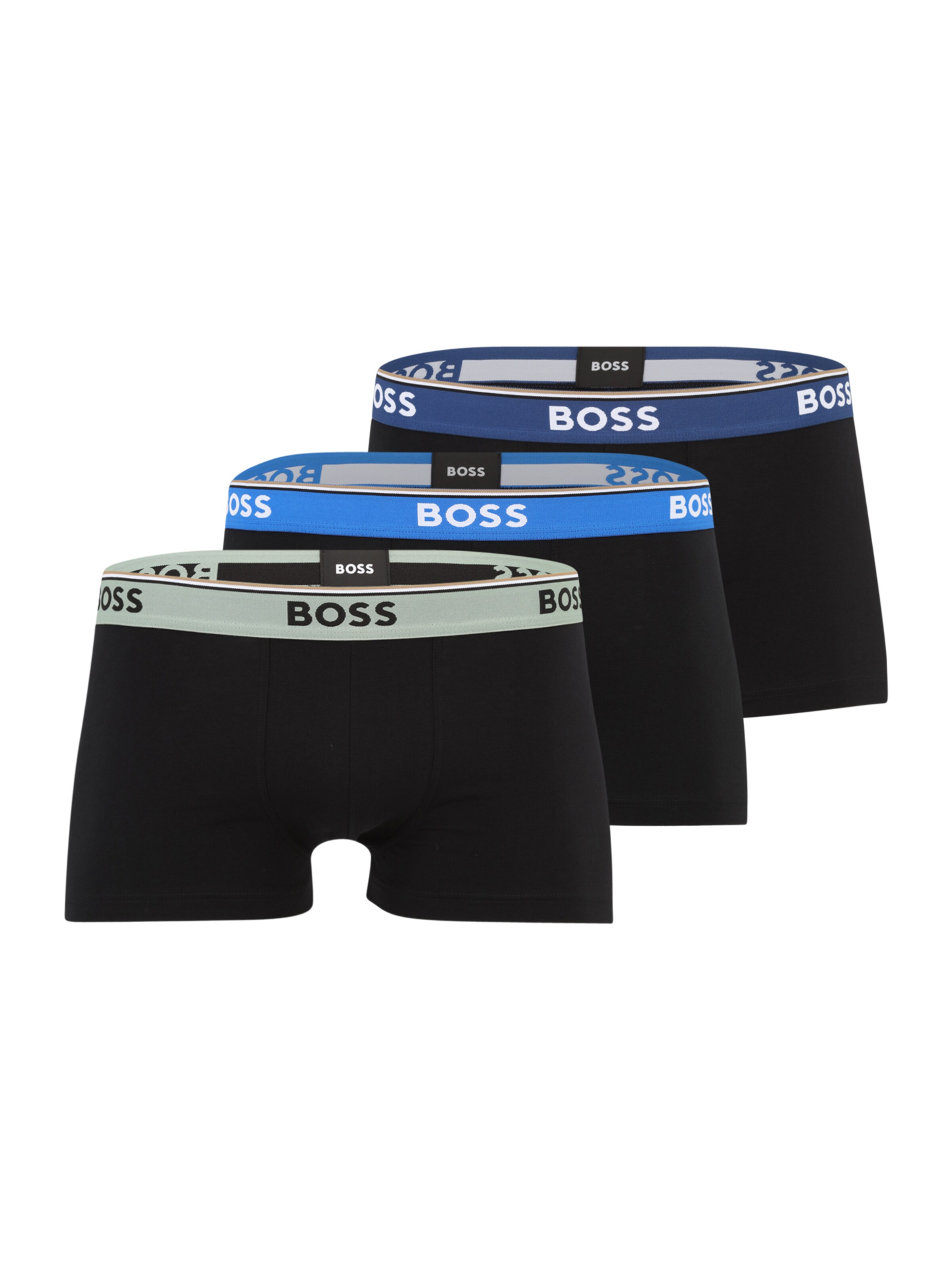 BOSS Boxershorts 'Power' in Schwarz: Vorderseite