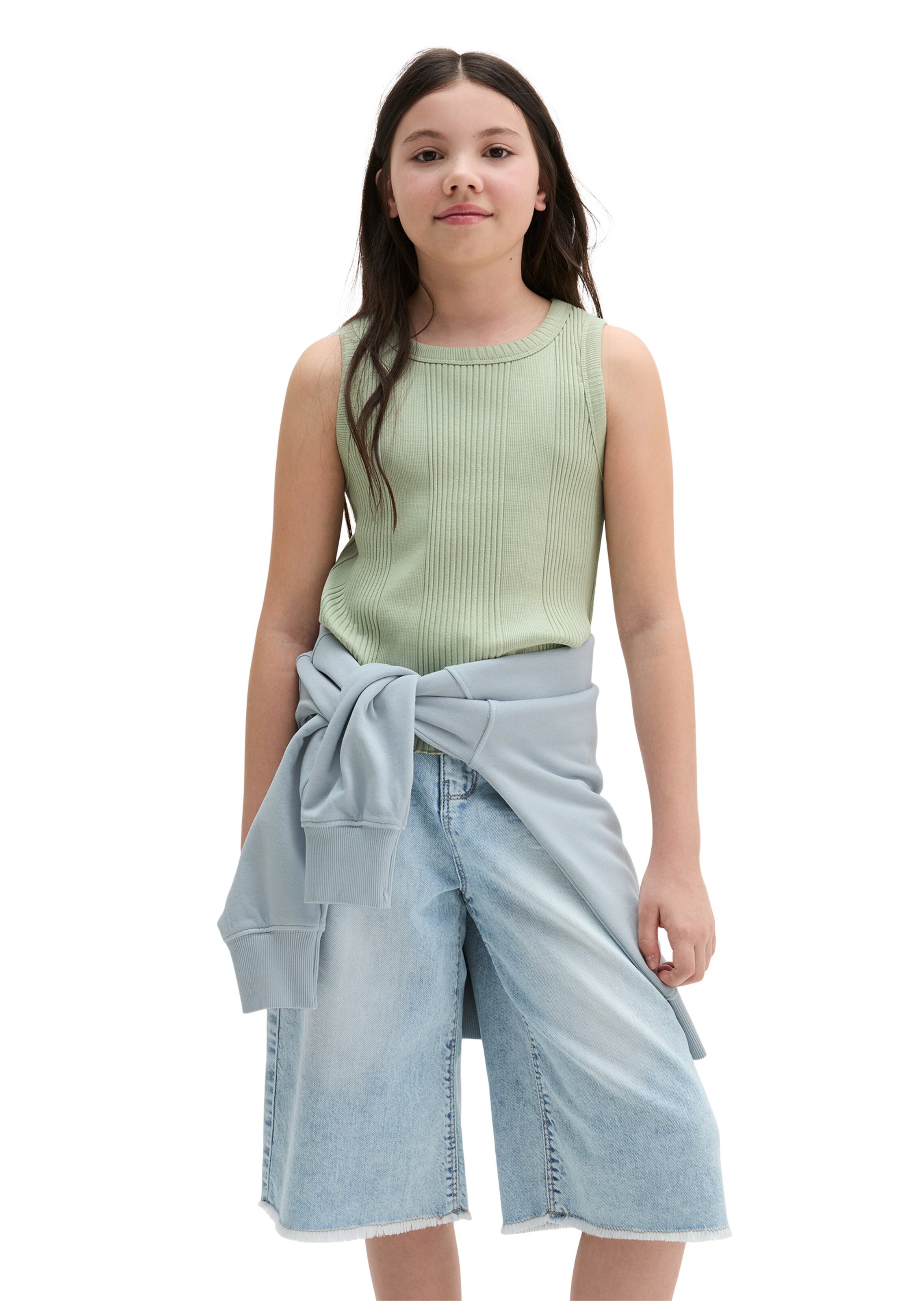 Marc O'Polo Top in Groen: voorkant