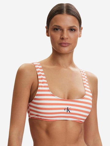 Bikini 'BRALETTE LV00Q61100' di Calvin Klein Jeans in arancione: frontale