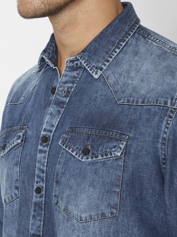 PADDOCKS Regular Fit Hemd in Blau