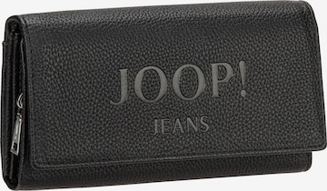 JOOP! Jeans Portemonnee 'Lettera Europa' in Zwart: voorkant