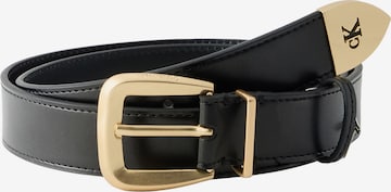 juoda Calvin Klein Diržas: priekis