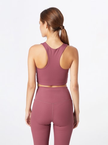 Girlfriend Collective Bustier Sports-BH 'DYLAN' i lilla