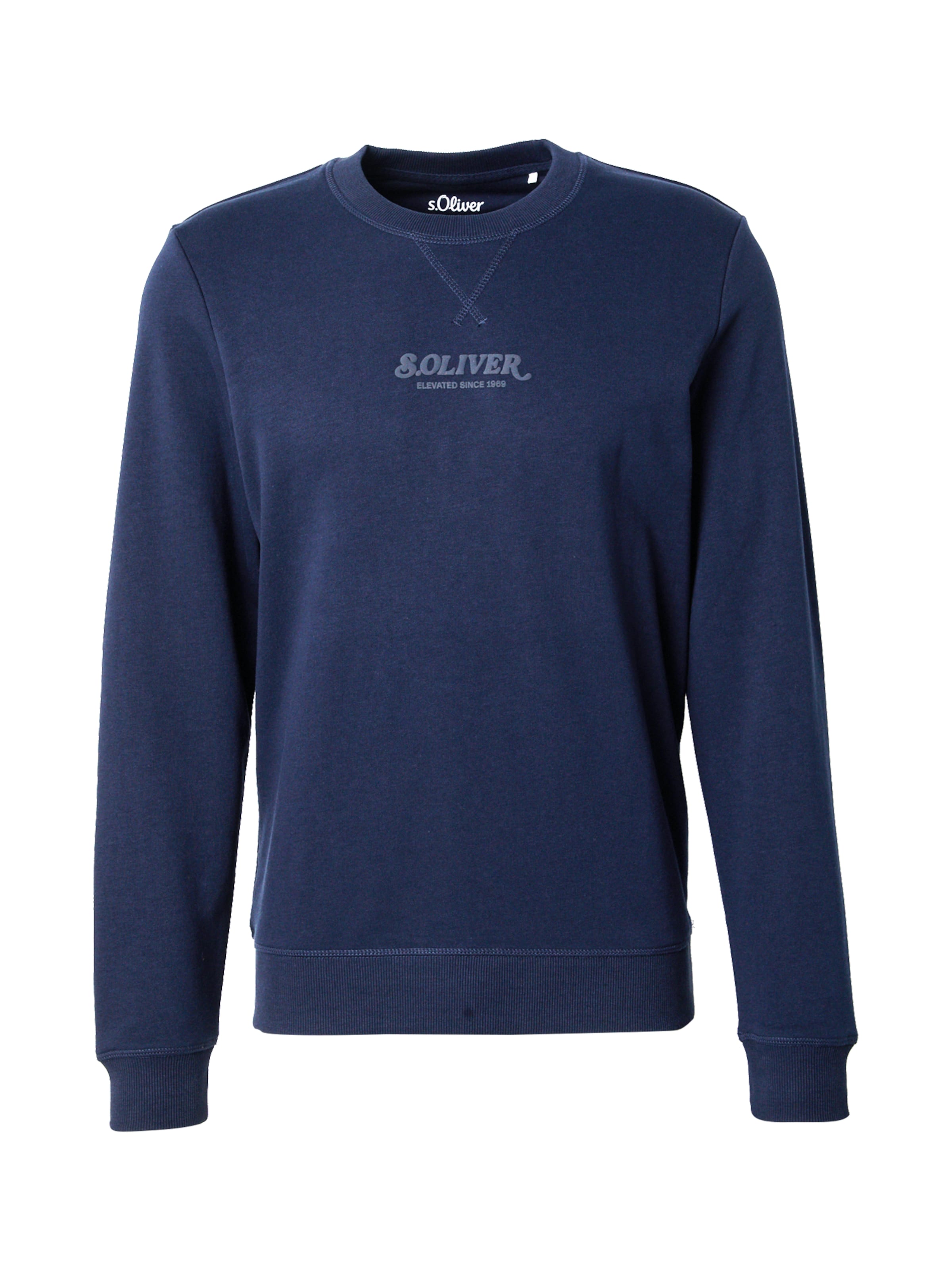 s.Oliver Sweatshirt in Blue: front