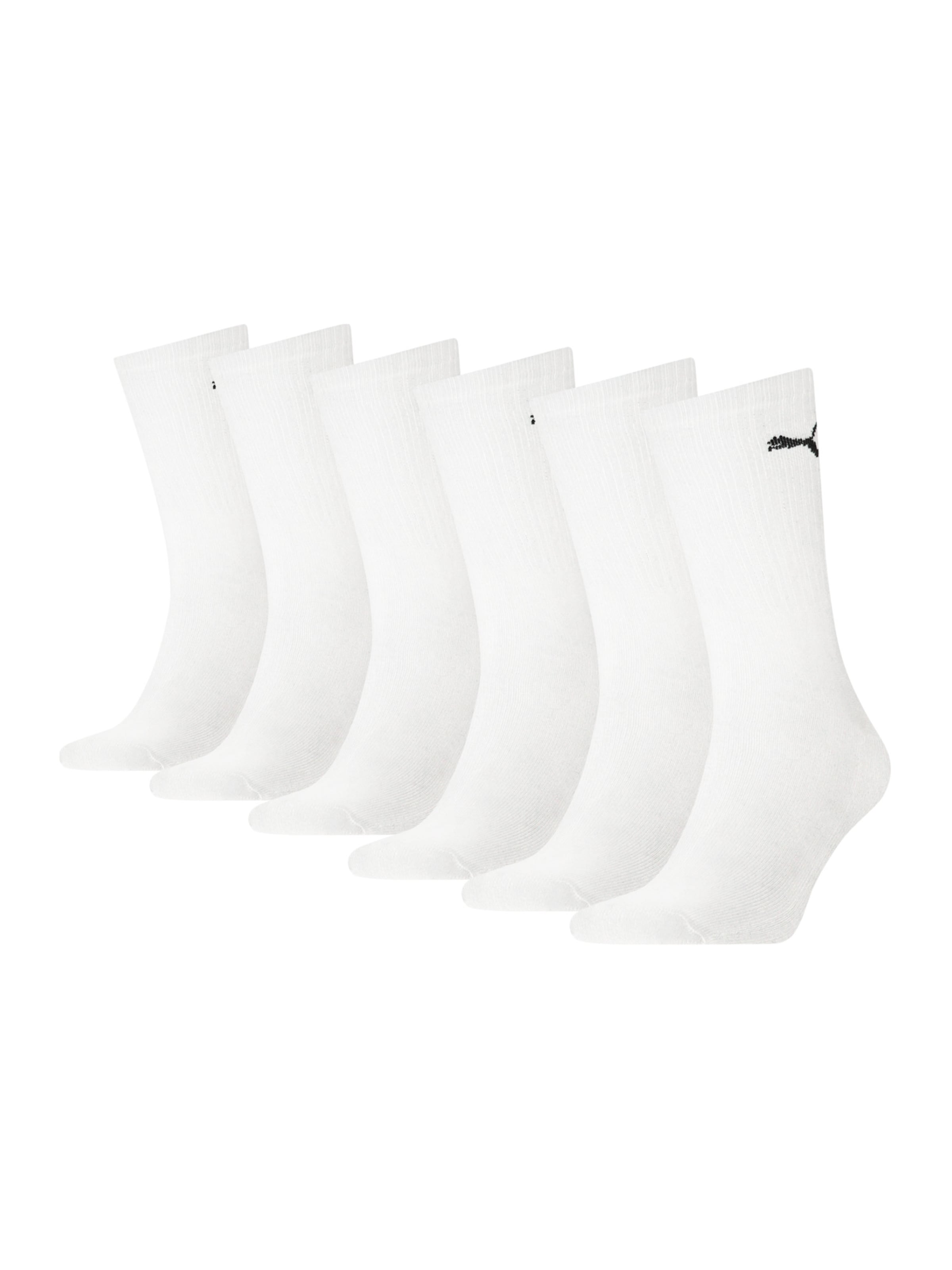 PUMA Športové ponožky - Biela: predná strana