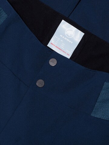 MAMMUT Loose fit Outdoor Pants in Blue