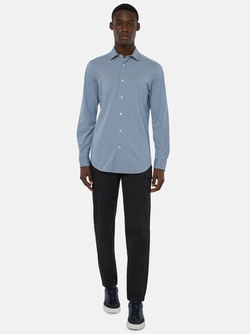 Boggi Milano Slim fit Button Up Shirt in Blue