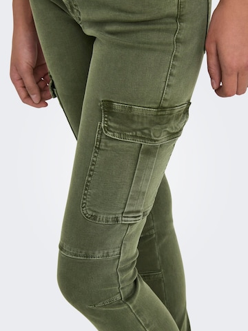 ONLY Slim fit Cargo Jeans 'Missouri' in Green