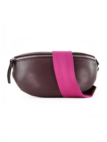 lePelou Gürteltasche 'MILA small' in Rot: Vorderseite