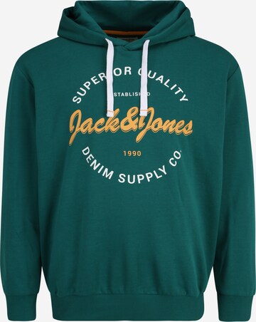 Jack & Jones Plus Sweatshirt 'ANDY' in Grün: predná strana