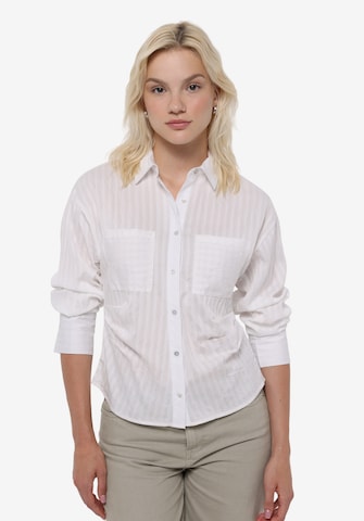 Chemisier Colin's en blanc : devant