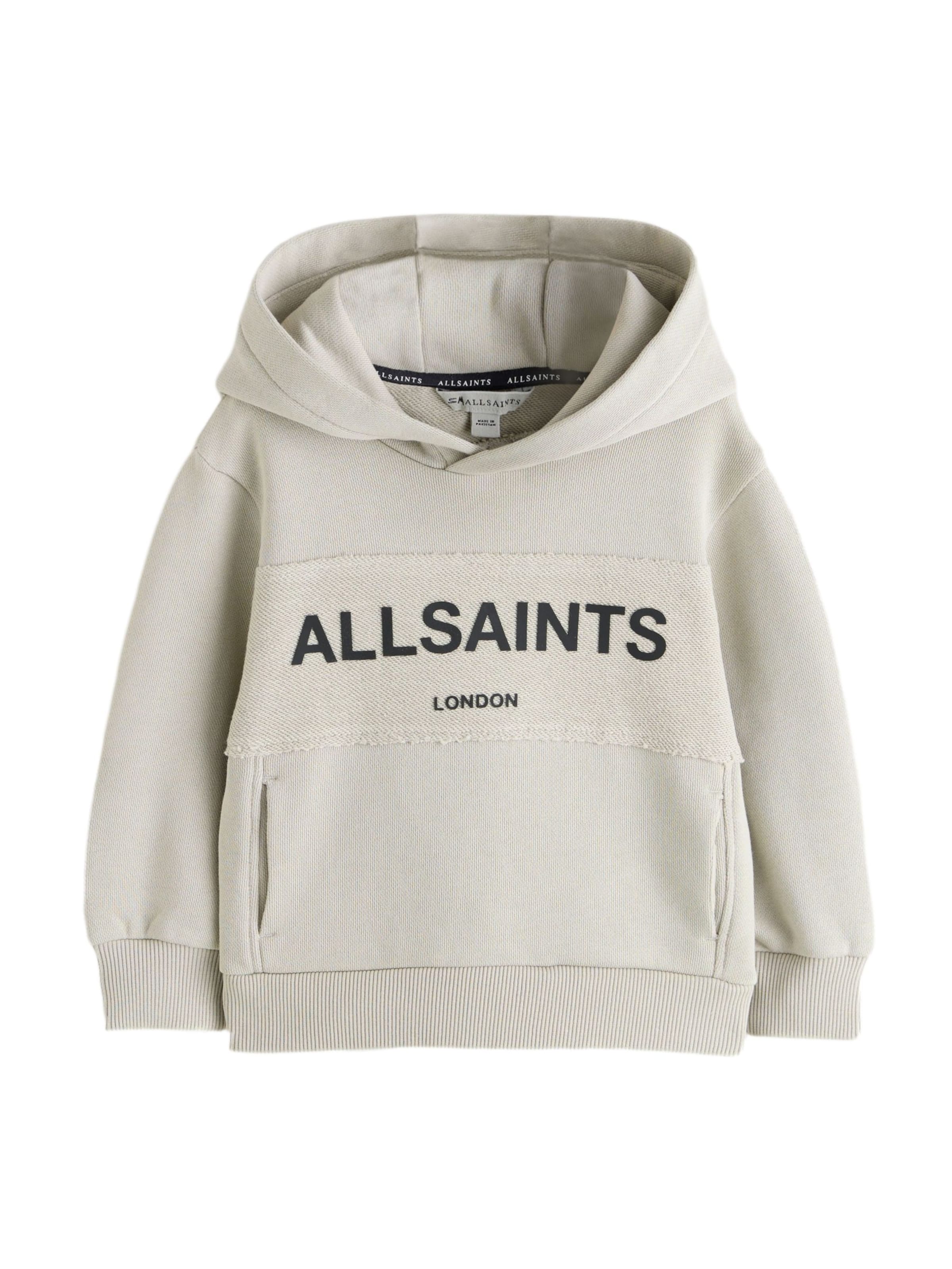 Bluză de molton de la smALLSAINTS pe gri: față