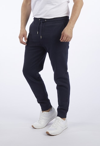 HECHTER PARIS Tapered Broek in Blauw: voorkant