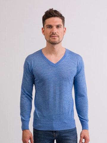 Pullover di CASH-MERE.CH in blu: frontale