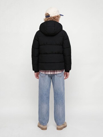 Jack & Jones Junior Winterjas in Zwart