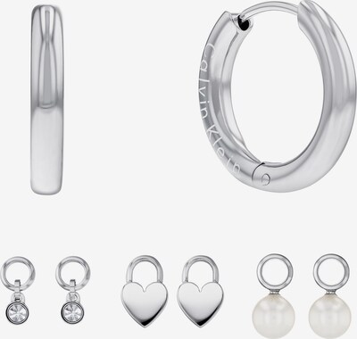 Calvin Klein Jewelry set in Silver / Pearl white, Item view