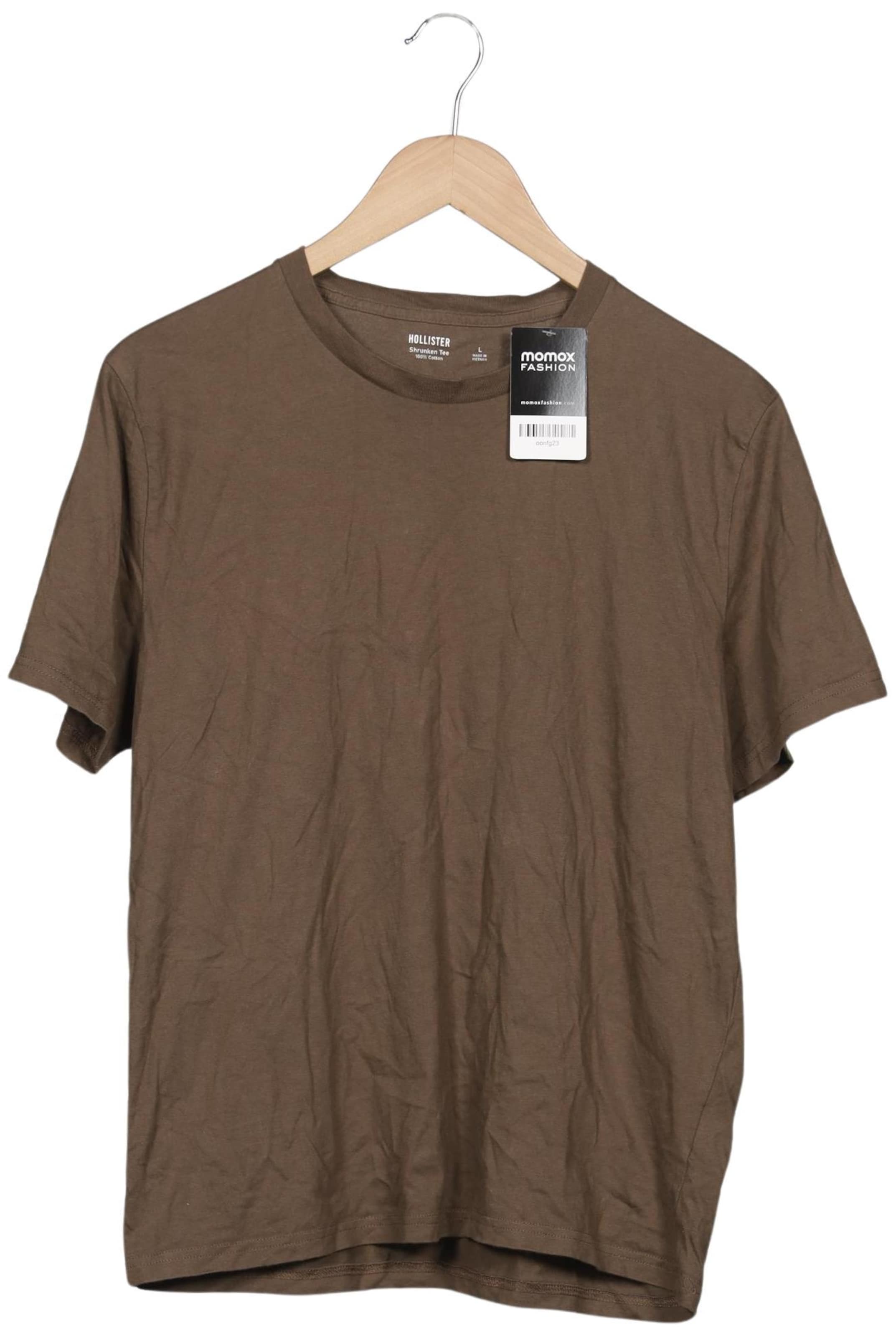 HOLLISTER Shirt in L in Brown: front