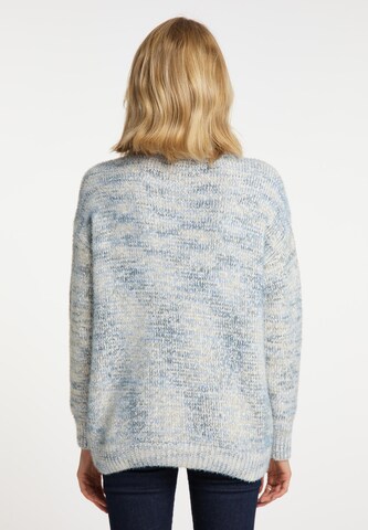 usha BLUE LABEL Oversized Sweater in Blue