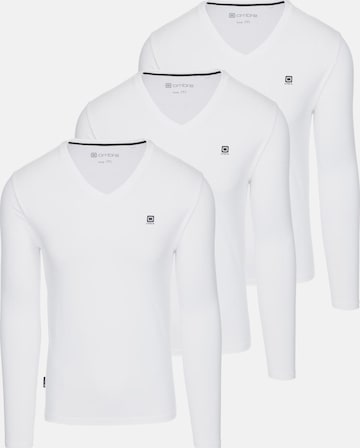T-Shirt Ombre en blanc : devant