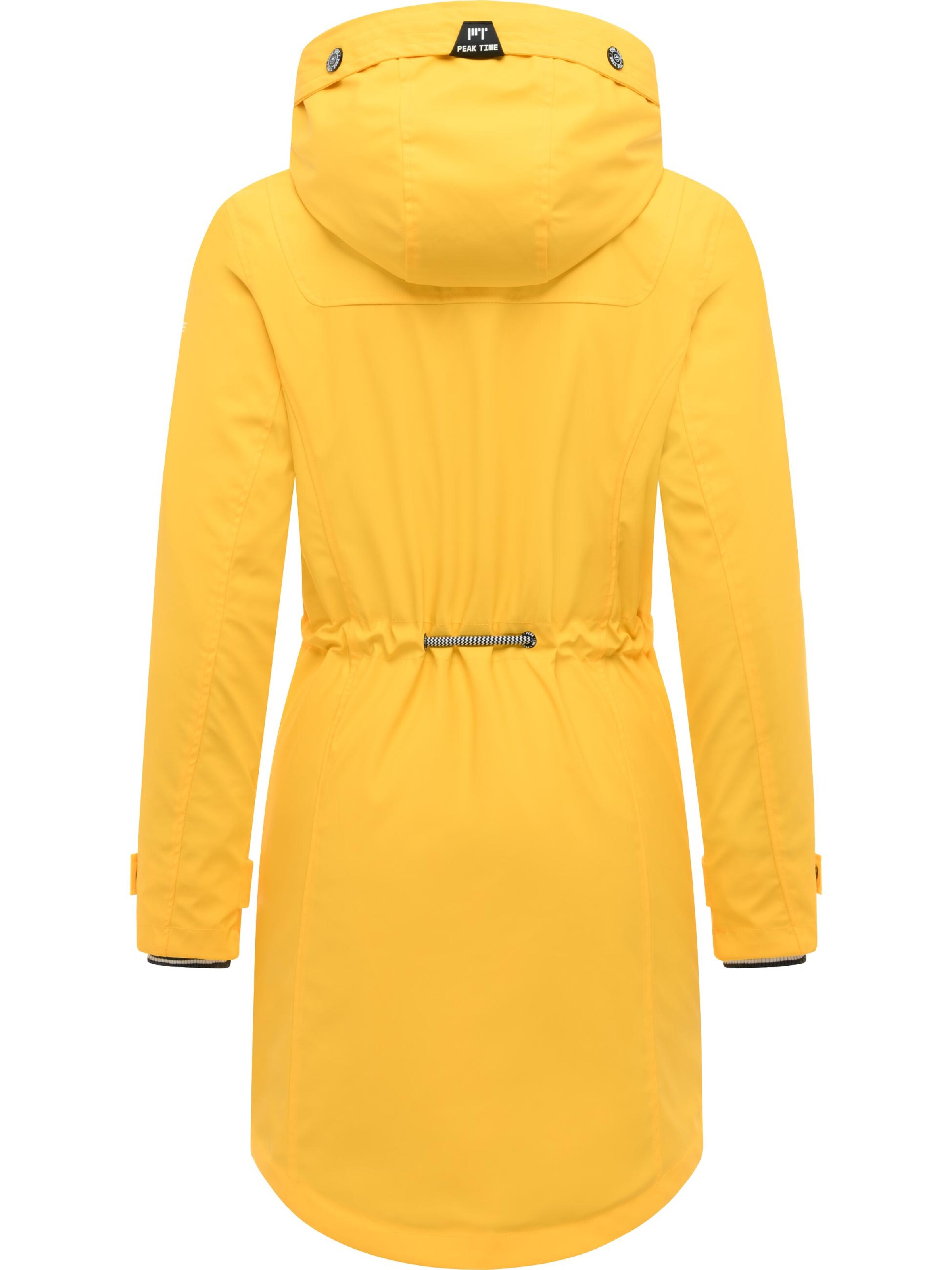 Manteau fonctionnel Peak Time en jaune