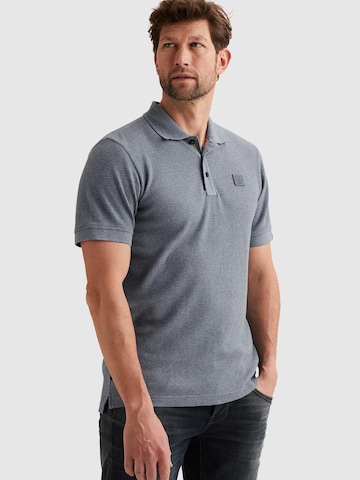 Maglietta 'Polo shirt with texture and ribbed hems' di PME Legend in grigio