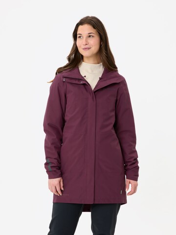 VAUDE Outdoor jacket 'Cyclist II' in Purple: front