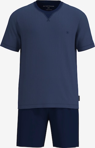Pyjama court TOM TAILOR en bleu : devant
