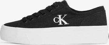 Calvin Klein Jeans Низкие кроссовки в Черный: спереди