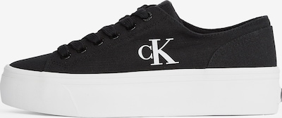 Sneaker low Calvin Klein Jeans pe negru / alb, Vizualizare produs