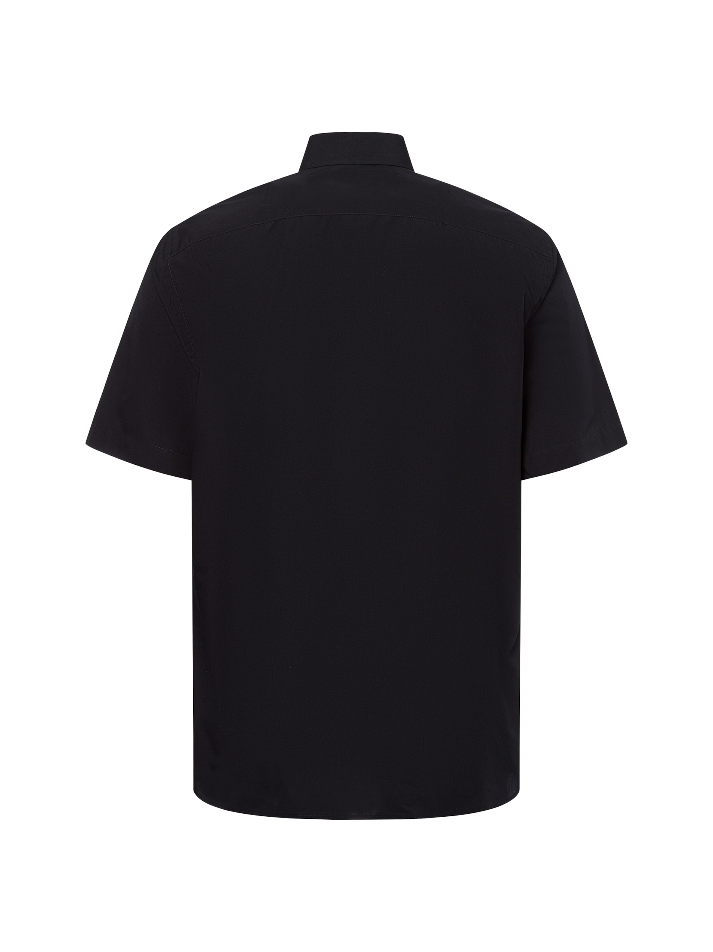 Finshley & Harding Regular fit Button Up Shirt 'Easy Care' in Black