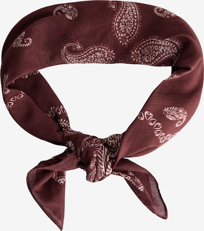 Bershka Huivi värissä tummanruskea / luonnonvalkoinen, Tuotenäkymä