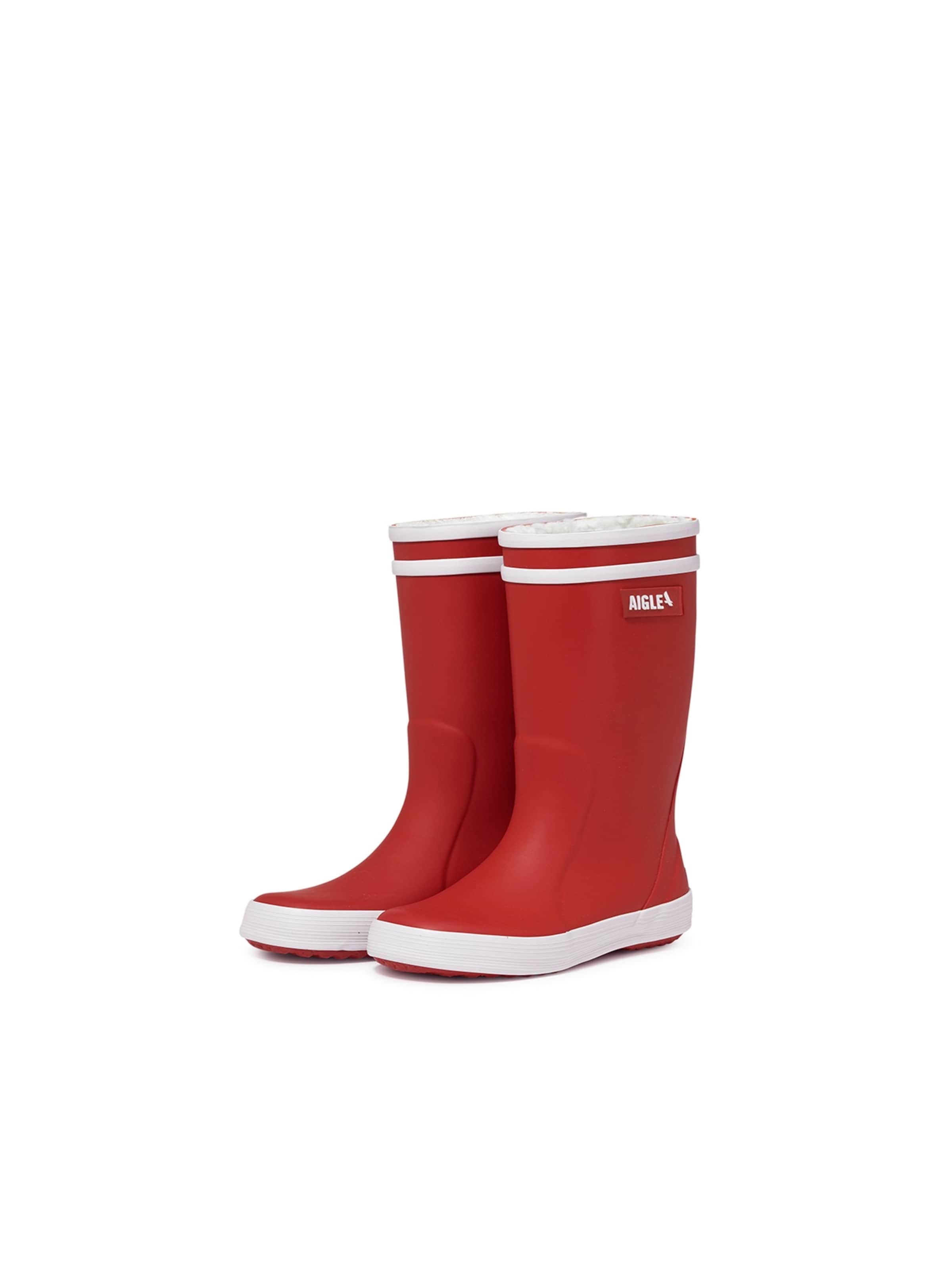 AIGLE Regenlaarzen 'Lolly Pop' in Rood: voorkant