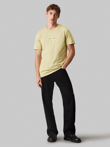 Regular T-Shirt Calvin Klein Jeans en jaune
