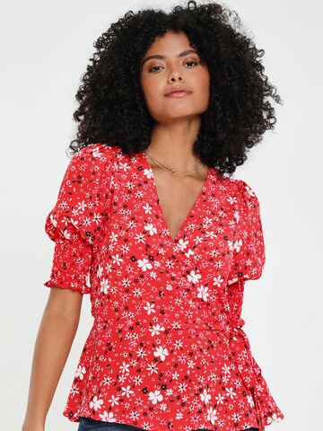Threadbare Blouse 'Diana' in Red