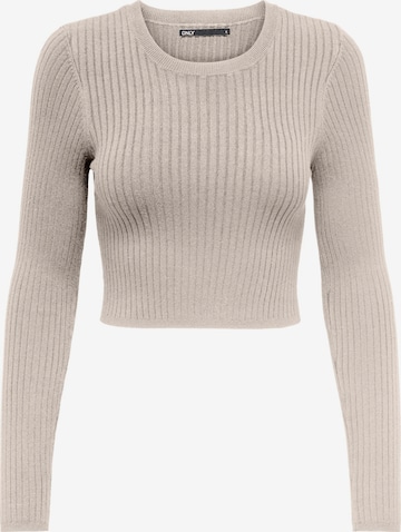 Pull-over 'KAROL' ONLY en gris : devant