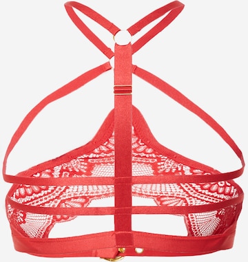 High neck Reggiseno 'Cindy' di Hunkemöller in rosso