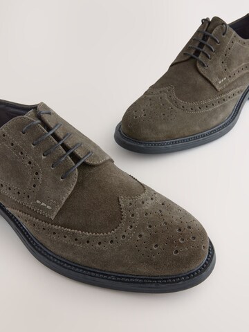Next Brogues in Braun