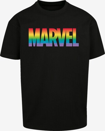 F4NT4STIC Shirt 'Marvel Pride' in Zwart: voorkant