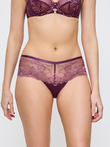 Slip ' Wild Gardenia Florale ' TRIUMPH en violet : devant