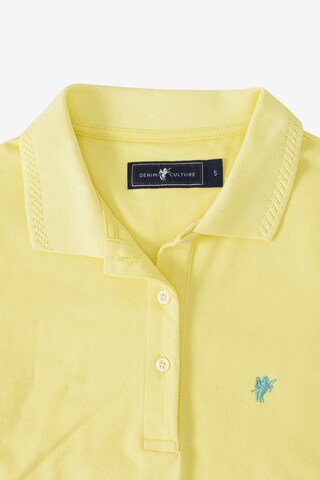 DENIM CULTURE Тениска 'ISOLDE' в жълто