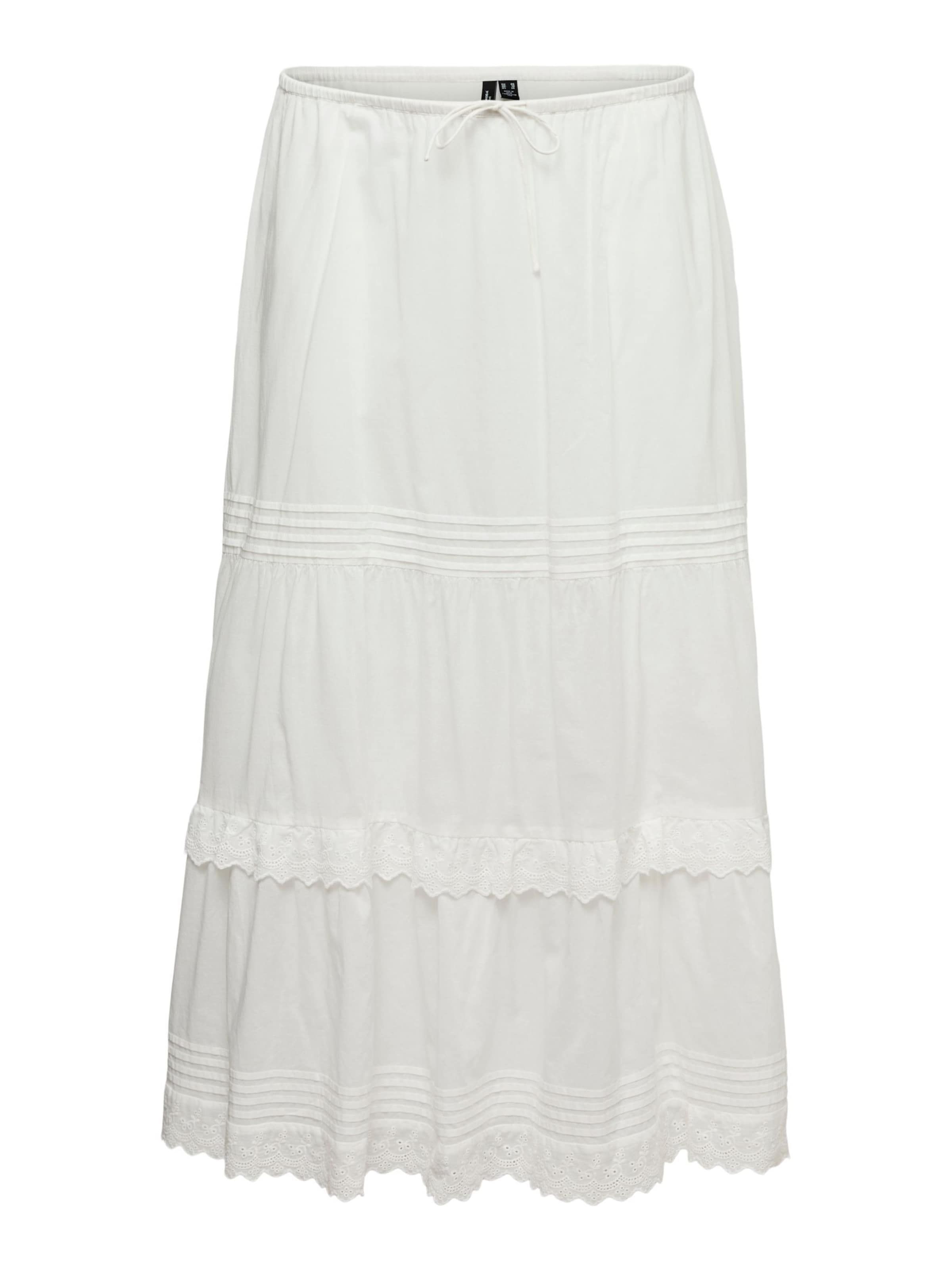 Vero Moda Curve Rock 'VMCSandy in Weiß: Vorderseite