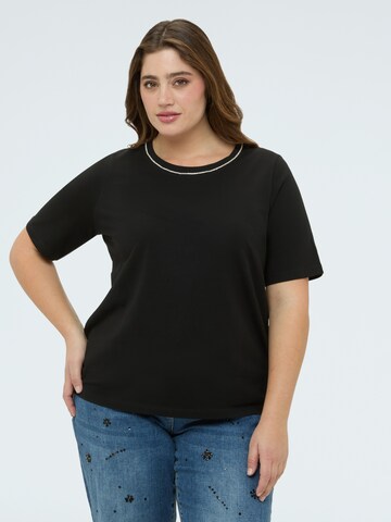 T-shirt Fiorella Rubino en noir