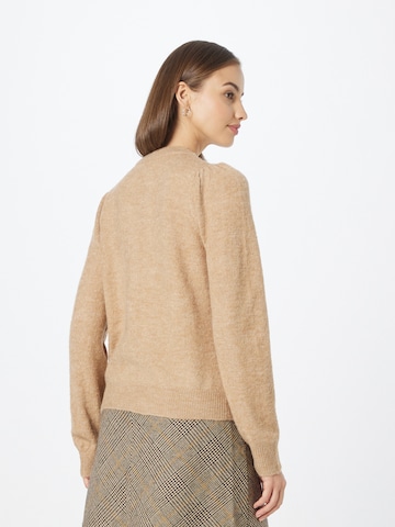 ICHI Knit Cardigan 'Kamara' in Brown