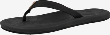 REEF T-Bar Sandals 'Tides' in Black: front