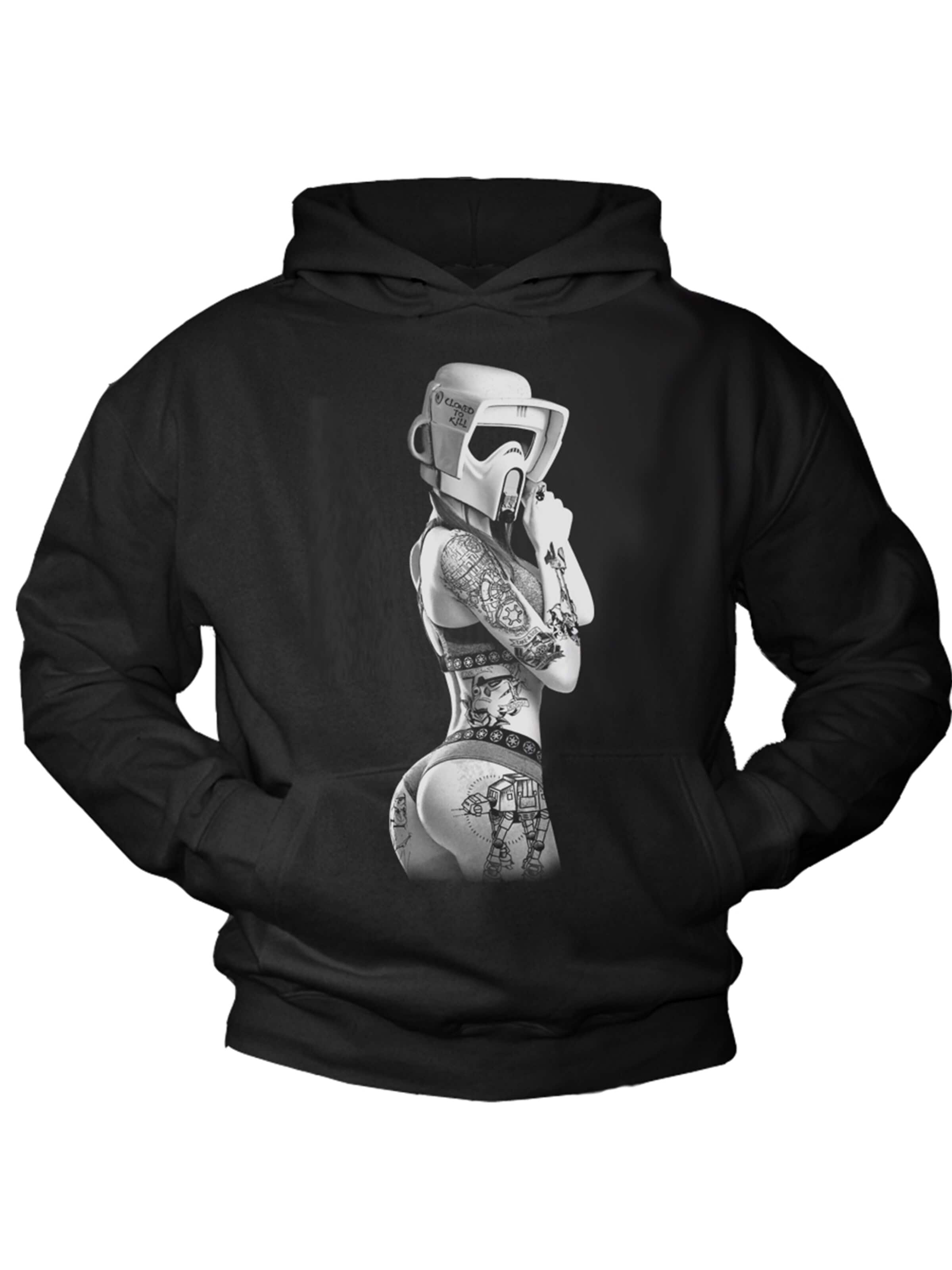 MAKAYA Sweatshirt in Black: front
