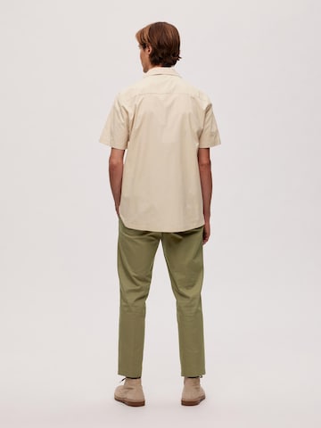 SELECTED HOMME Regular fit Overhemd 'Meo' in Beige