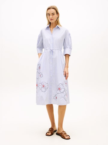 Robe-chemise TOMMY HILFIGER en bleu : devant