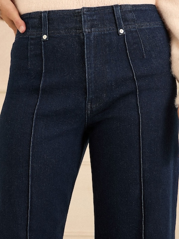 Wide Leg Jean love & roses en bleu