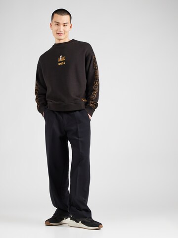 Sweat-shirt 'White_NFL' BOSS en noir
