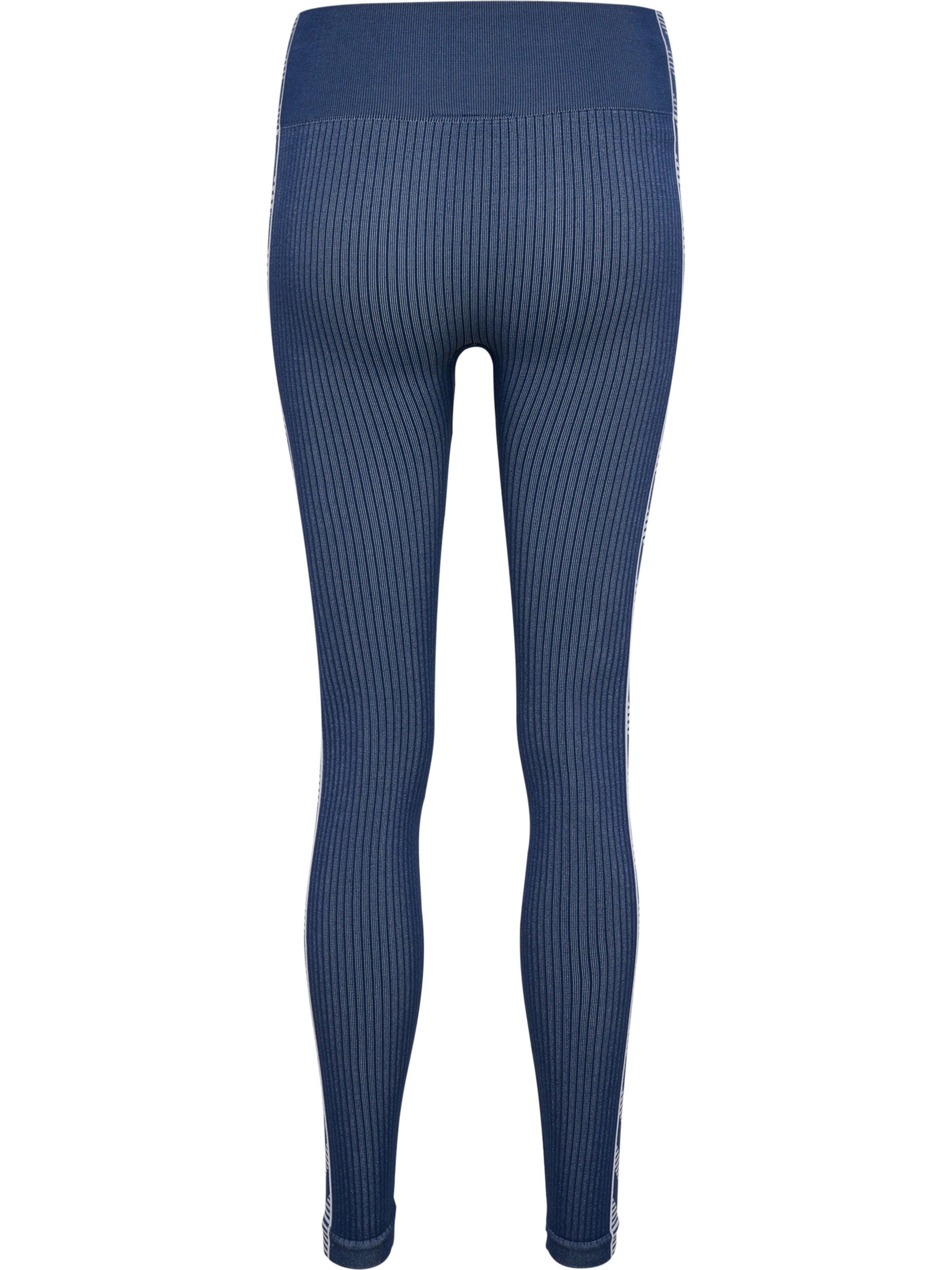 Hummel Skinny Sporthose in Blau
